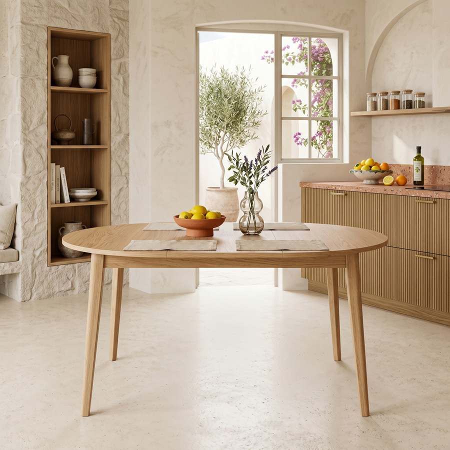 tables d'angle arrondies