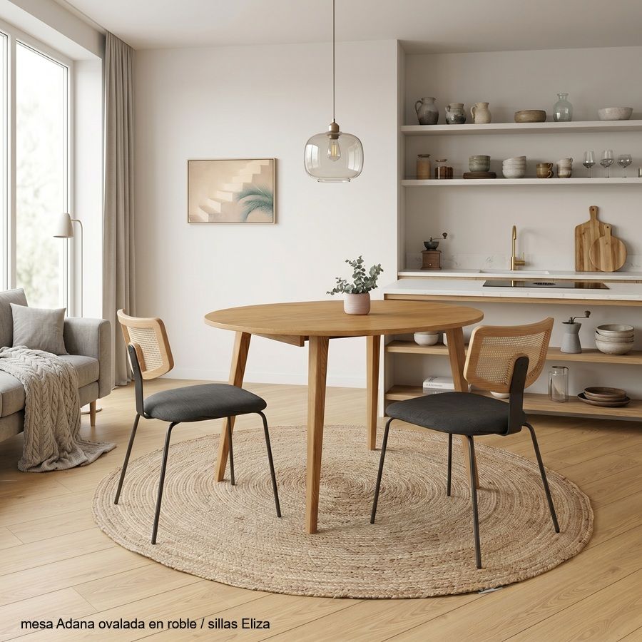 Mesa extensible ovalada Adana Mesa extensible ovalada Adana
