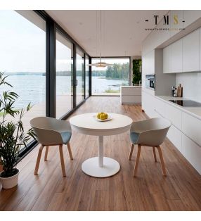 table ronde extensible de 90 cm