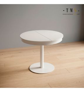 Table ronde extensible Center Vimens de 90 cm de diamètre