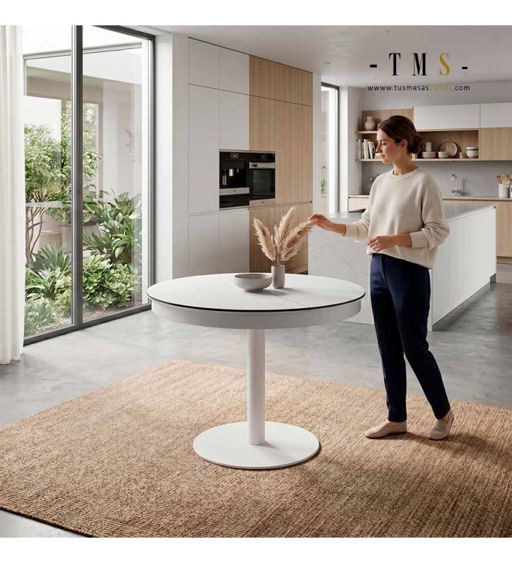 Table d'un diamètre de 90 Table d'un diamètre de 90
