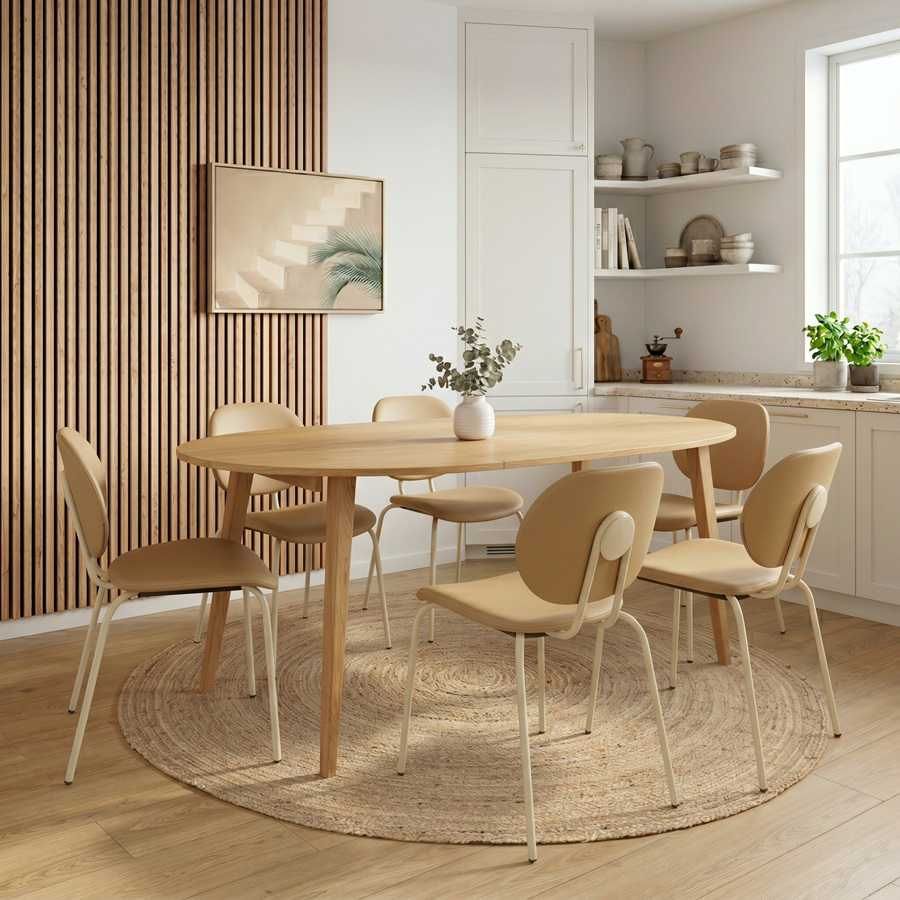 table elliptique en bois table elliptique en bois