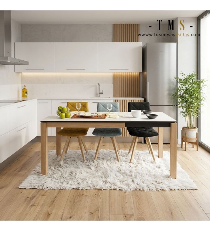 Mesa de cocina Quadra abierta
