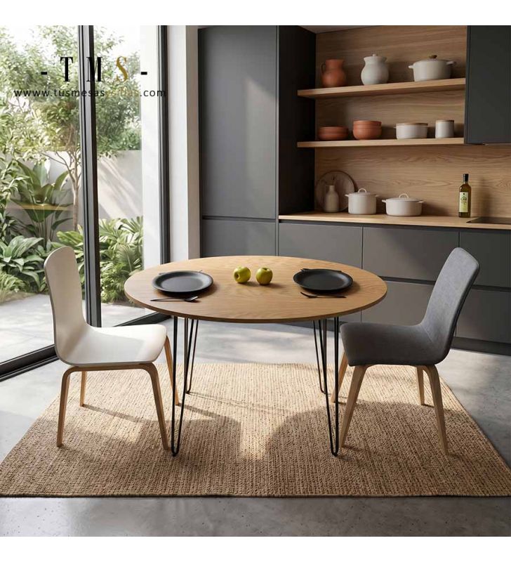 Mesa de comedor estilo industrial Mesa de comedor estilo industrial