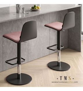 Taburete giratorio para cocina.
