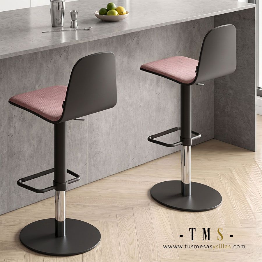 Tabouret haut réglable Lemon Tessuto. Tabouret haut réglable Lemon Tessuto.