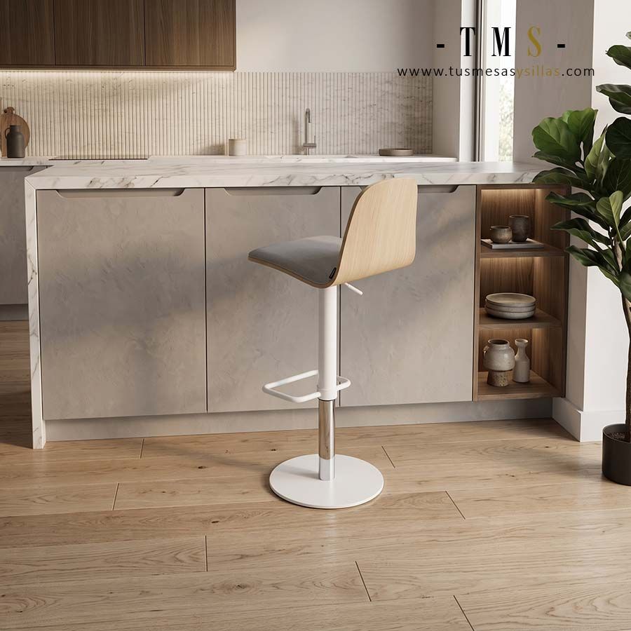 Tabouret haut réglable Lemon Tessuto. Tabouret haut réglable Lemon Tessuto.