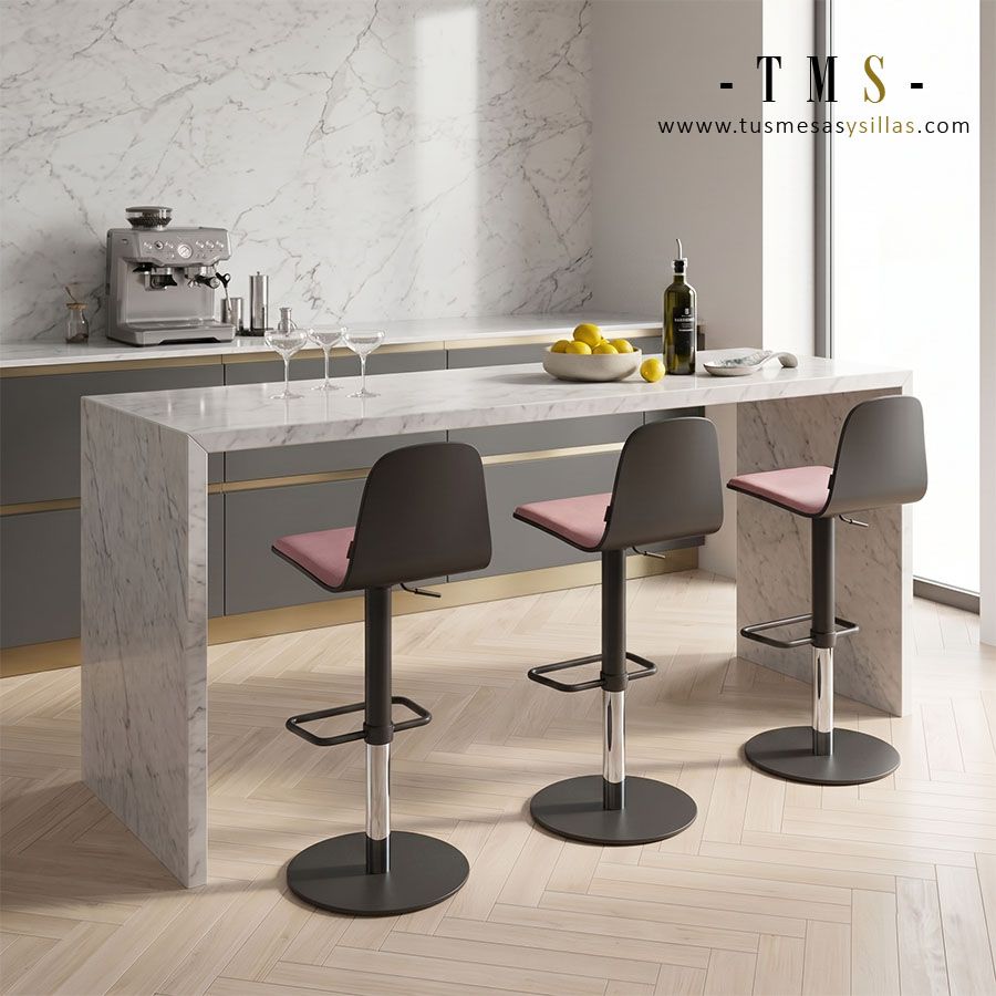 Tabouret haut réglable Lemon Tessuto. Tabouret haut réglable Lemon Tessuto.