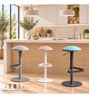 Tabouret de bar réglable.