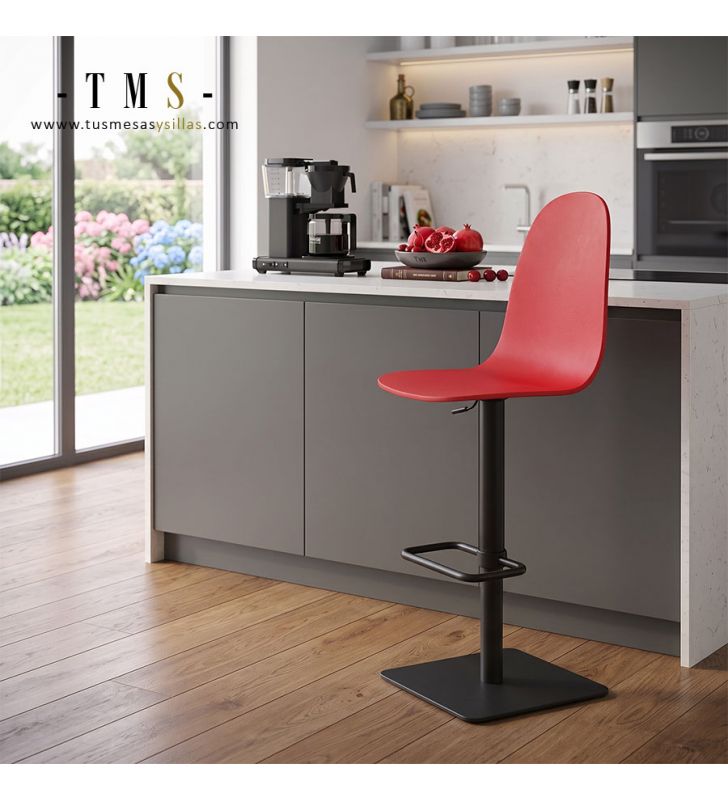 Tabouret haut de jeu réglable.