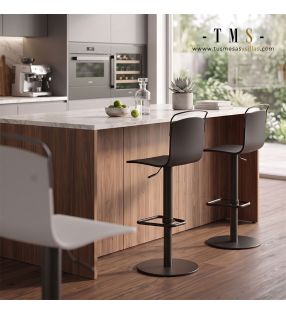 Taburete ideal para cocinas modernas.