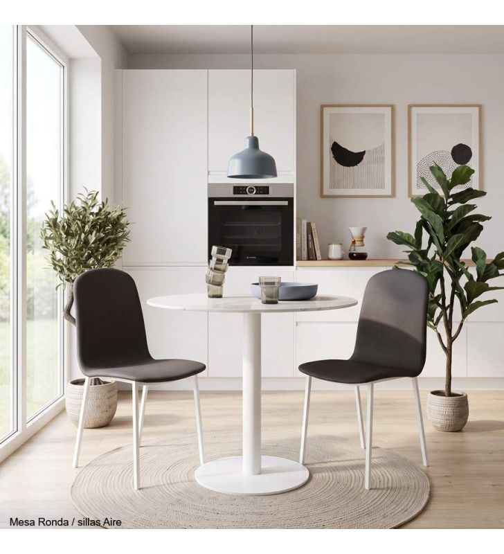 table ronde avec comptoir en Dekton table ronde avec comptoir en Dekton