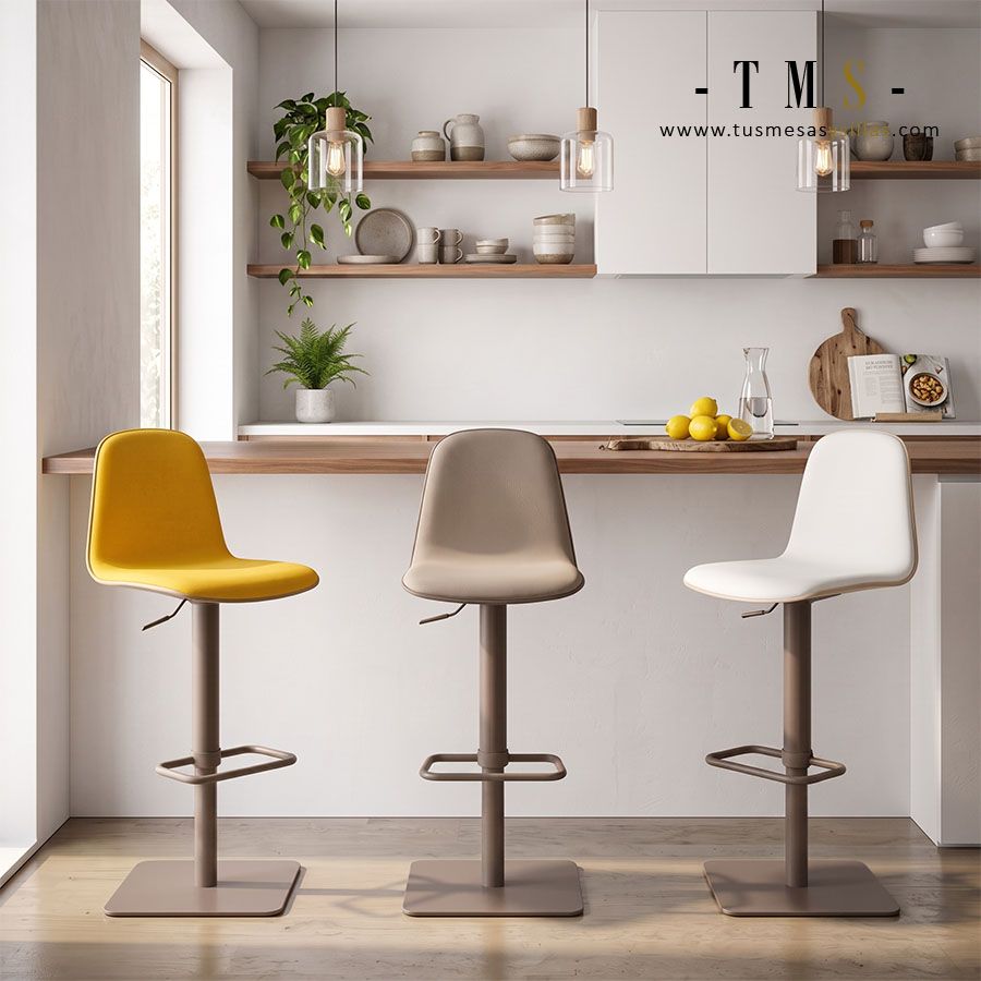 Tabouret haut réglable Lemon Tessuto. Tabouret haut réglable Lemon Tessuto.