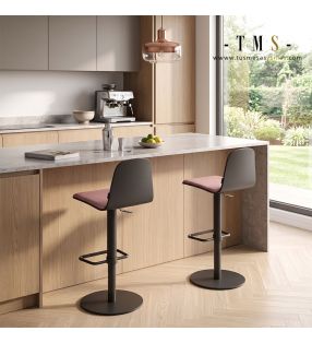 Taburete giratorio para cocina.