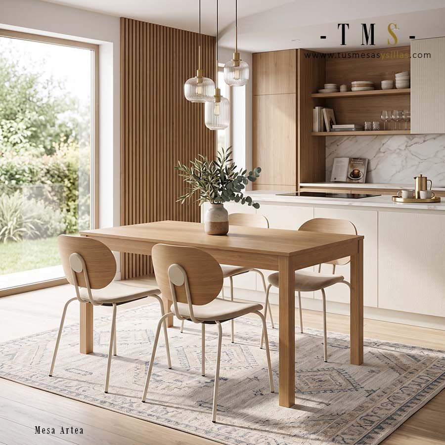 Silla Hari de roble tapizada. Silla Hari de roble tapizada.