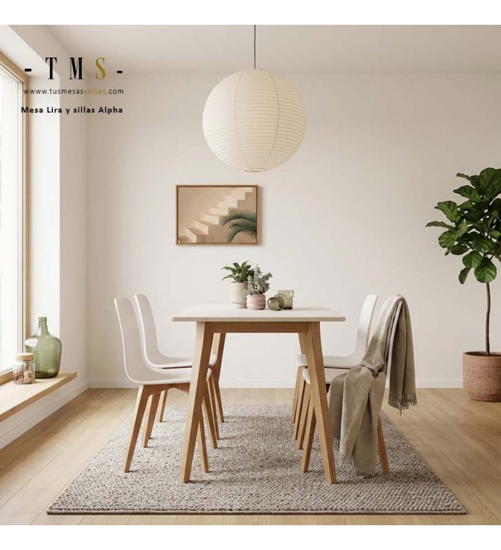 table-avec-pieds-en-bois-extensible