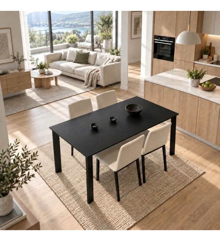 Plateau de table en porcelaine 160x80 Plateau de table en porcelaine 160x80