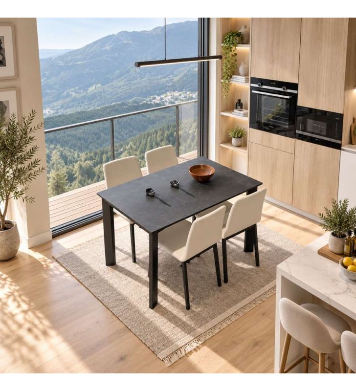 Tables de salle à manger en porcelaine - 130x70 Tables de salle à manger en porcelaine - 130x70