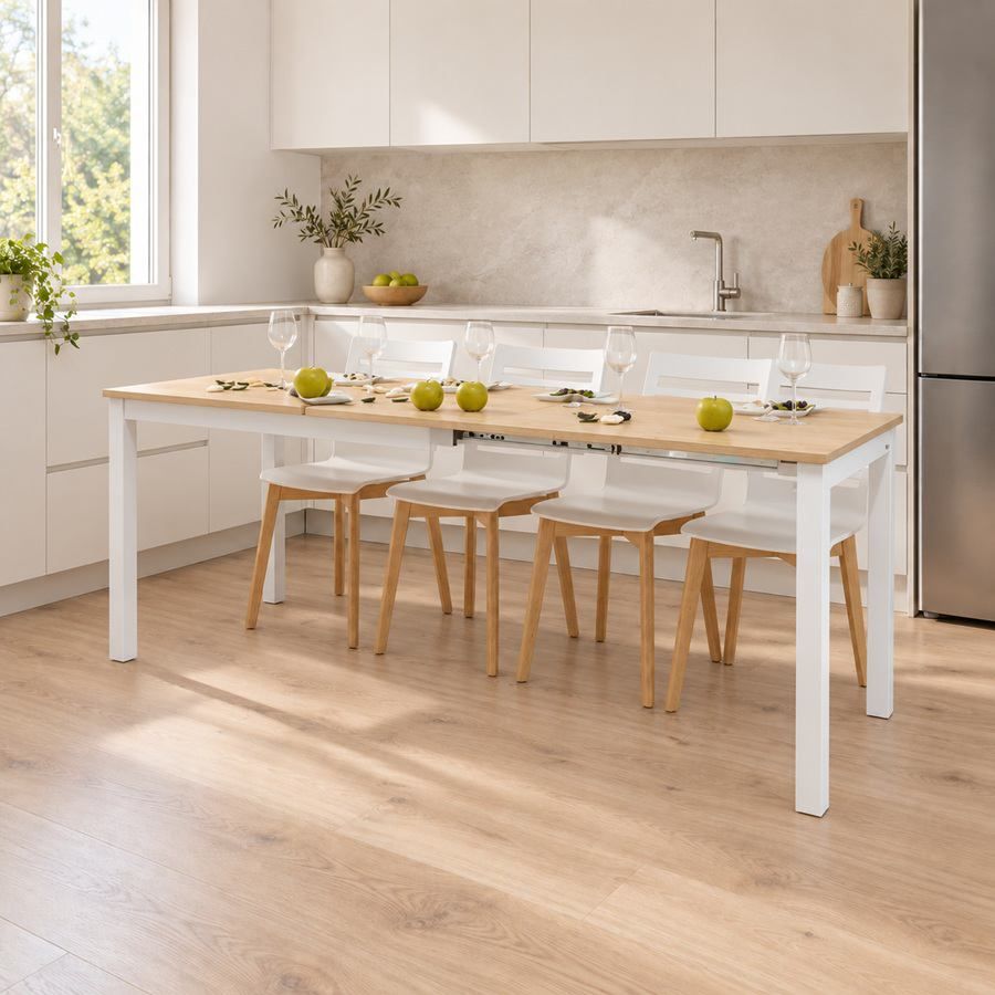 mesas-extensibles-madera-blanco mesas-extensibles-madera-blanco