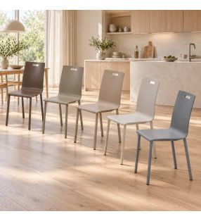 chaises aux couleurs actuelles