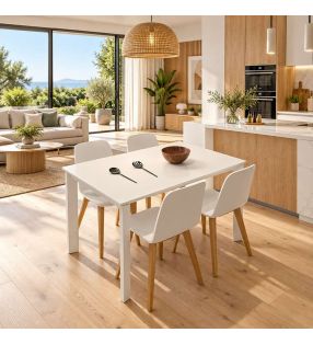 table extensible blanche