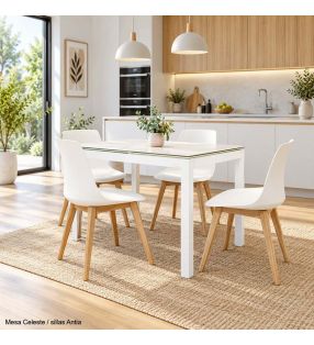 table extensible en porcelaine
