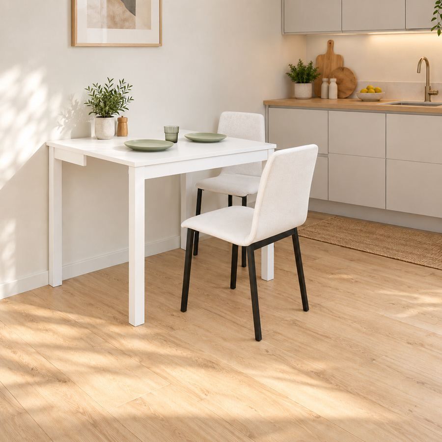 mesa-cocina-estrecha-blanca mesa-cocina-estrecha-blanca