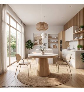 Table ronde Oria-Dekton