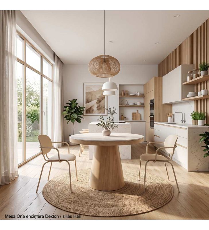 Table ronde Oria-Dekton