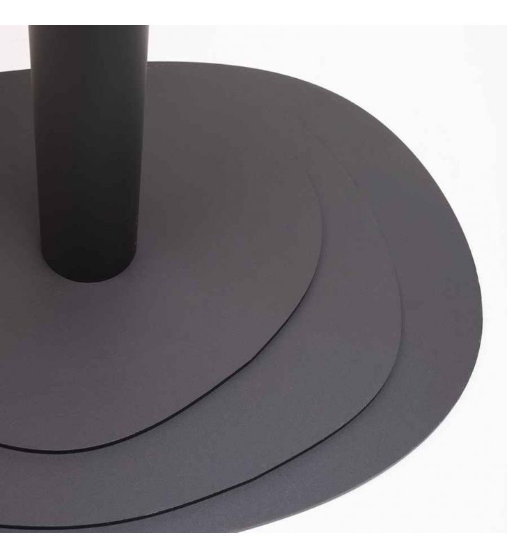 pied de table en verre