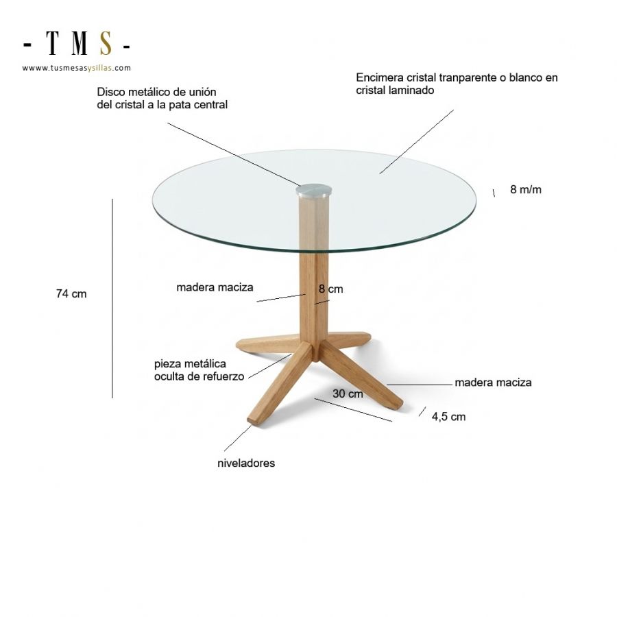 Mesa-redonda-madera-cristal Mesa-redonda-madera-cristal