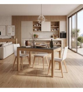 Table en chêne - Dekton - 110x70