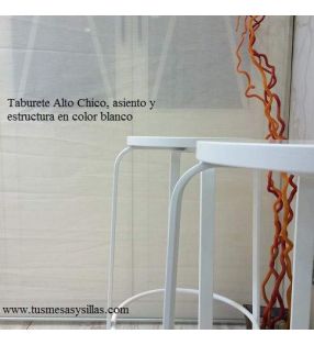 Taburete alto Chico de barra ondarreta
