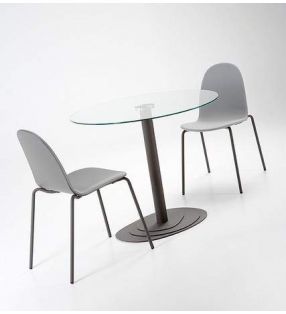 Silla Bob de cocina de ondarreta pata metalica