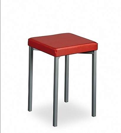 Taburete cocina Bajo Denver tapizado, mesima Discalsa