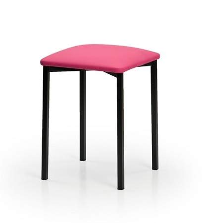 Taburete Nature para cocina, tapizado, Mesima, Discalsa