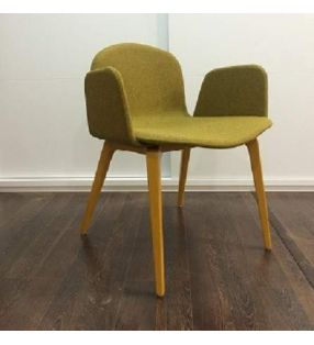 Silla comedor Bob XL con brazos de Ondarreta