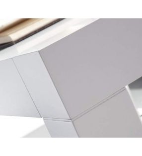 mesa comedor moderna Tania 276 con encimera cristal