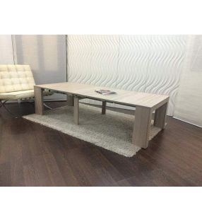 Mesa de comedor de centro extensible