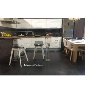 Taburete alto  Fantasy Vetas de cancio en madera cocina, estilo nordico