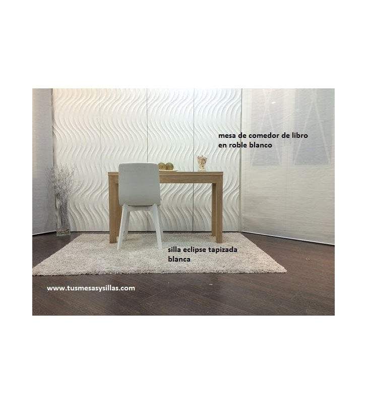 mesa libro extensible de comedor
