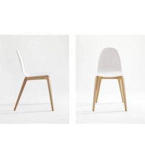 Silla Bob Pata madera de cocina comedor y contract