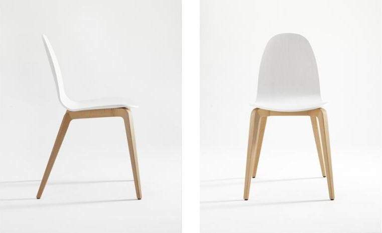 Silla Bob Pata madera de cocina comedor y contract