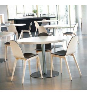 Silla Bob Pata madera de cocina comedor y contract