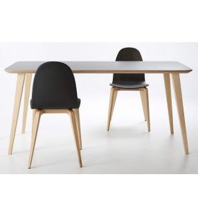 Silla Bob Pata madera de cocina comedor y contract