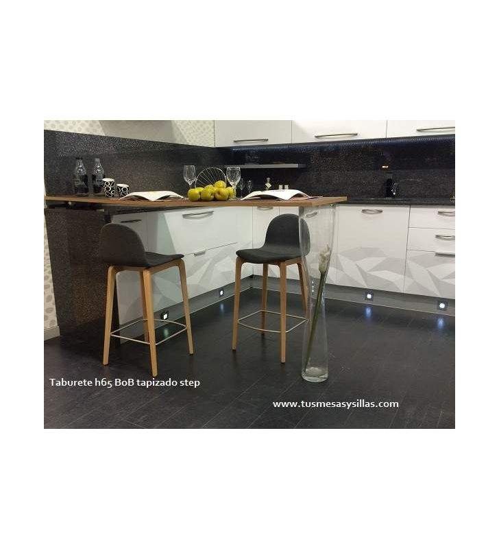 Taburete con respaldo Bob alto cocina y hosteleria