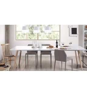 Mesa extensible estilo nordico Quatre