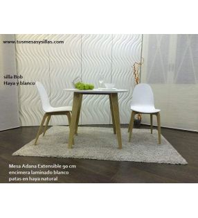 Silla Bob Pata madera de cocina comedor y contract