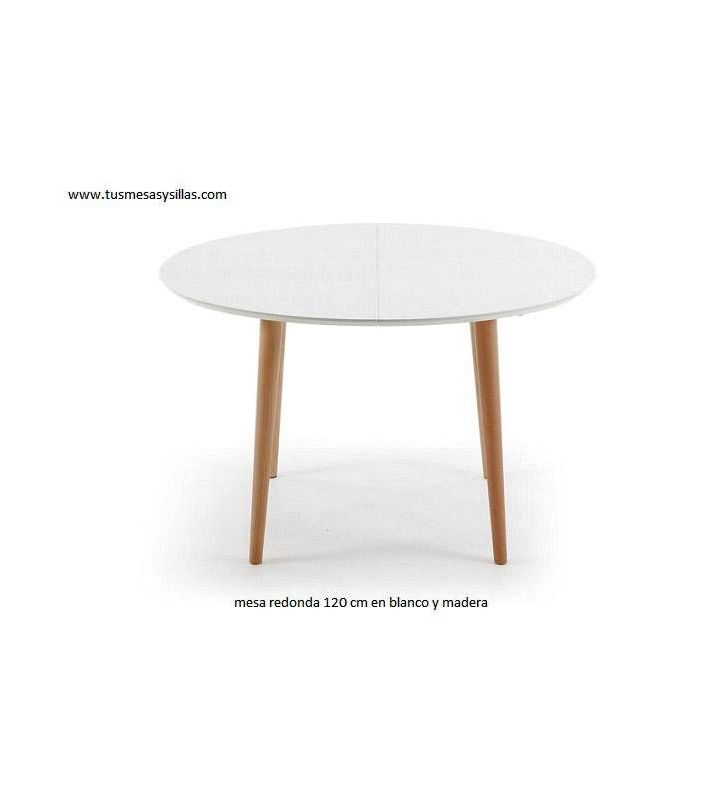 Mesa redonda Oakland de estilo nordico 120 cm