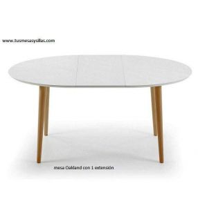 Mesa redonda Oakland de estilo nordico 120 cm